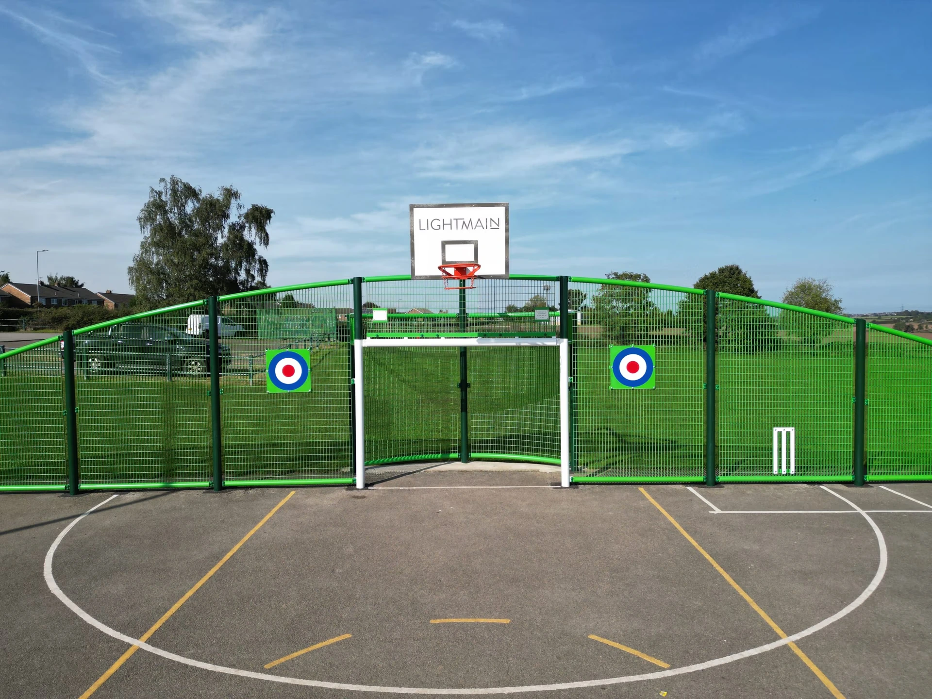 arched back goal end arched back goal end