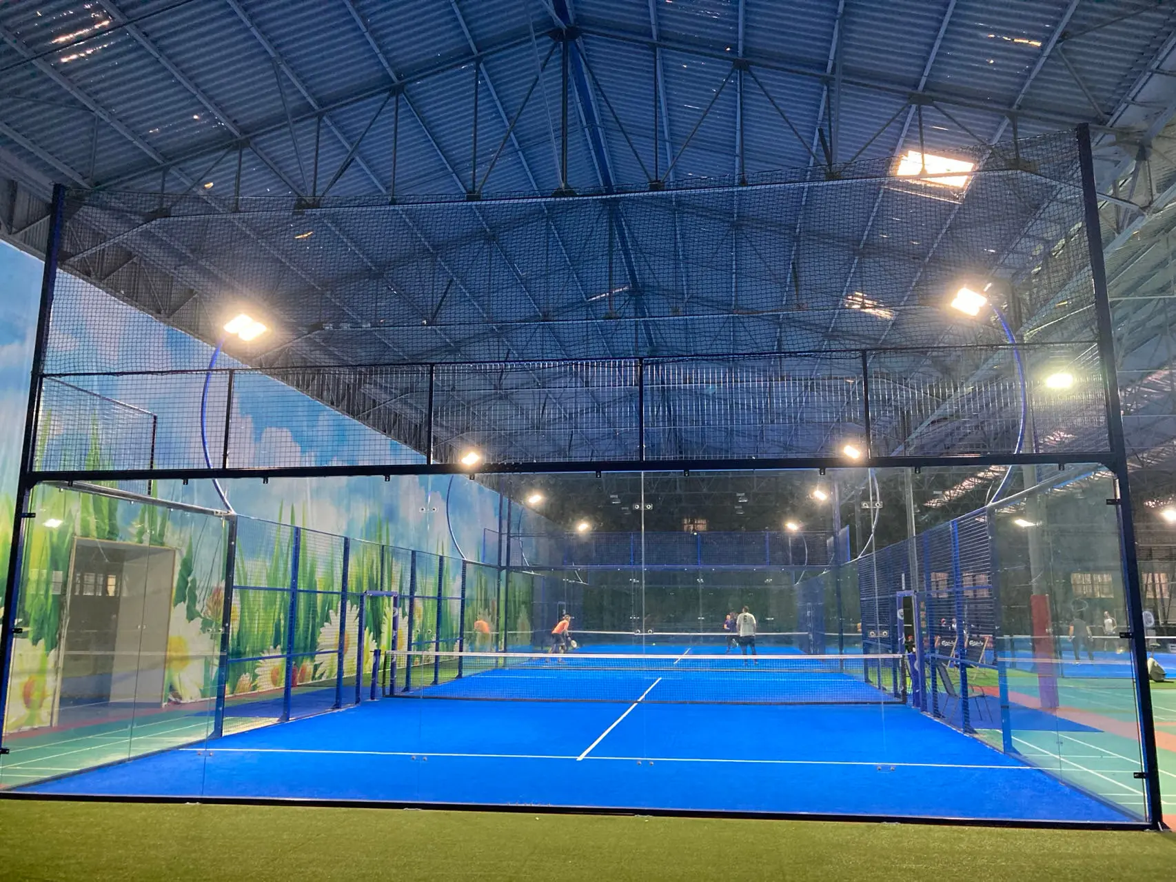 panoramic type padel court – supply & installation