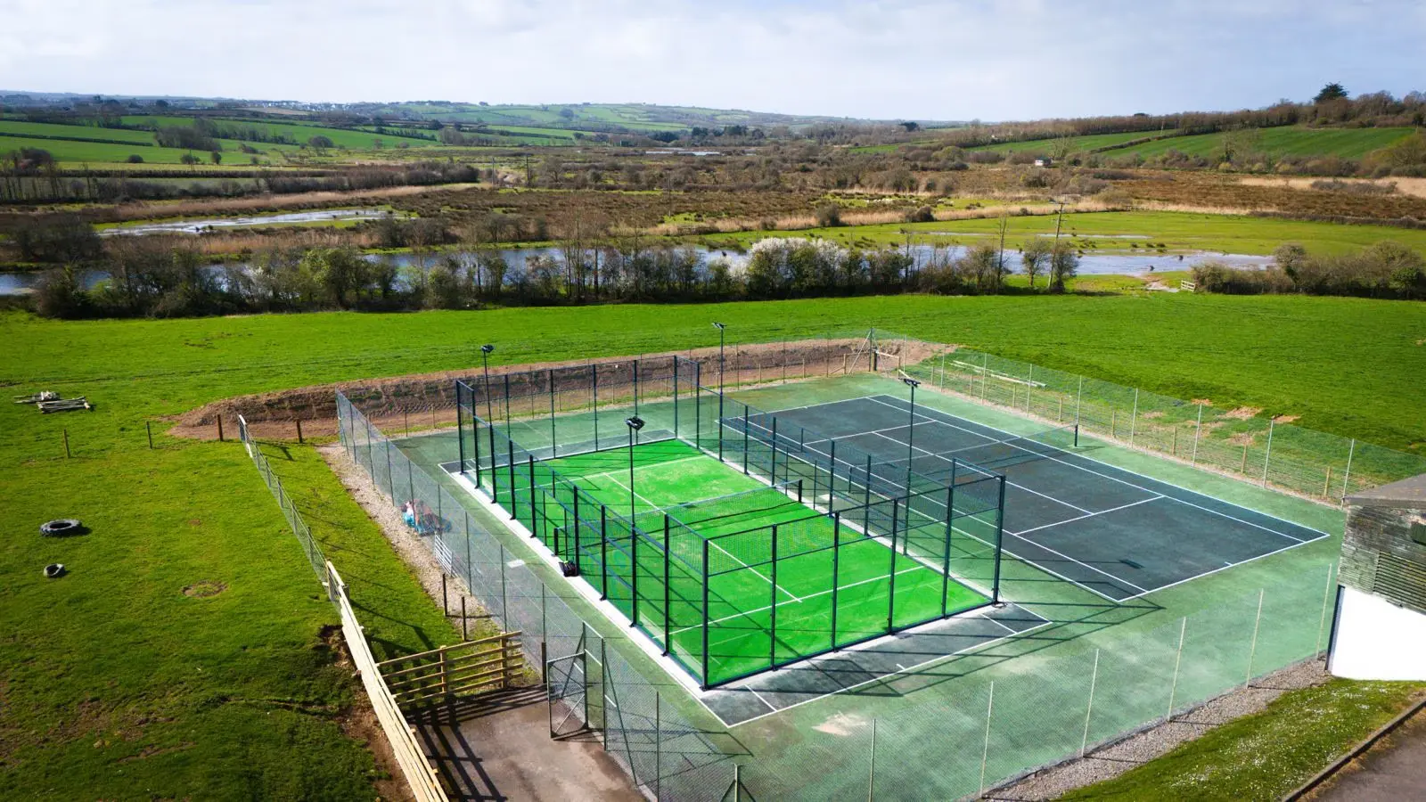 classic type padel court – supply & installation